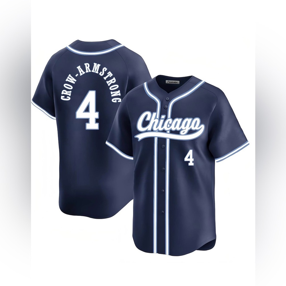 Youth Chicago Navy Baseball Jersey